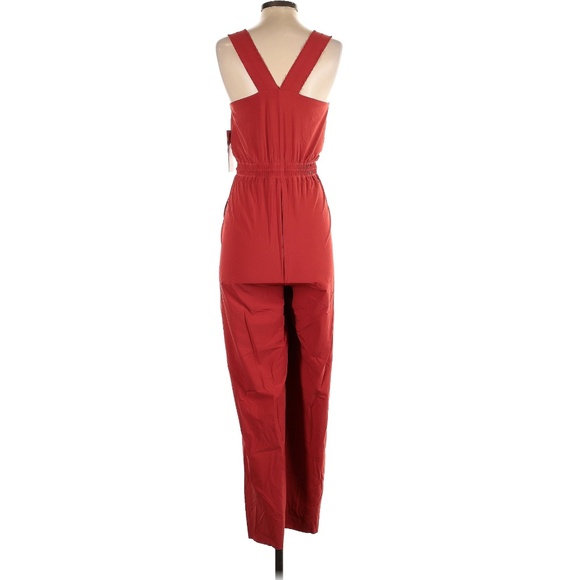 NWOT Athleta Savannah Jumpsuit- rust/red- SIZE 4 - Picture 3 of 4